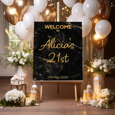 Birthday Welcome Board