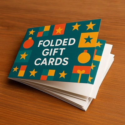  Folded Gift Cards