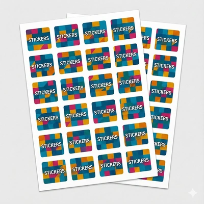  Square Sticker Sheets