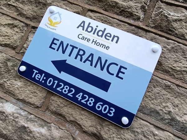 External way finding signs