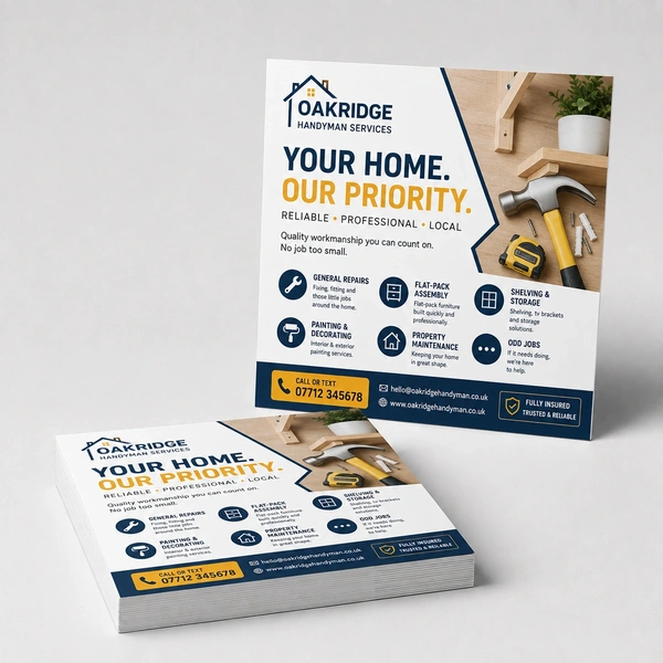  210 X 210mm Flyer Printing