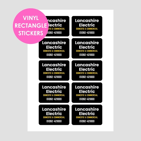  Rectangle Stickers