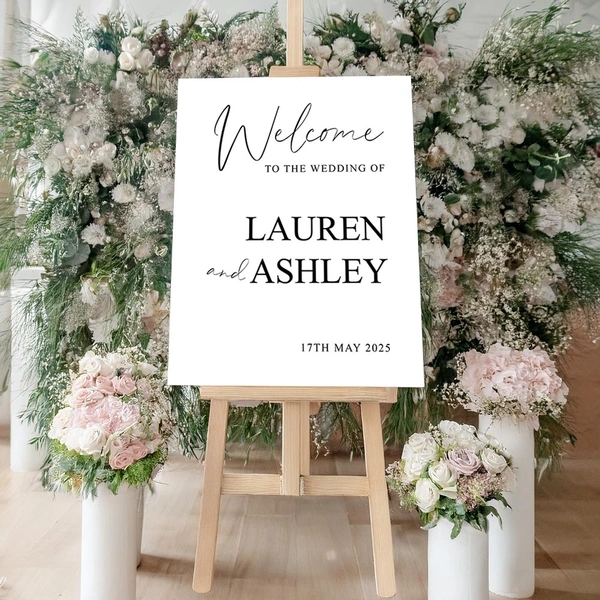  Wedding Welcome Board