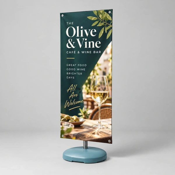  Outdoor Banner Stand